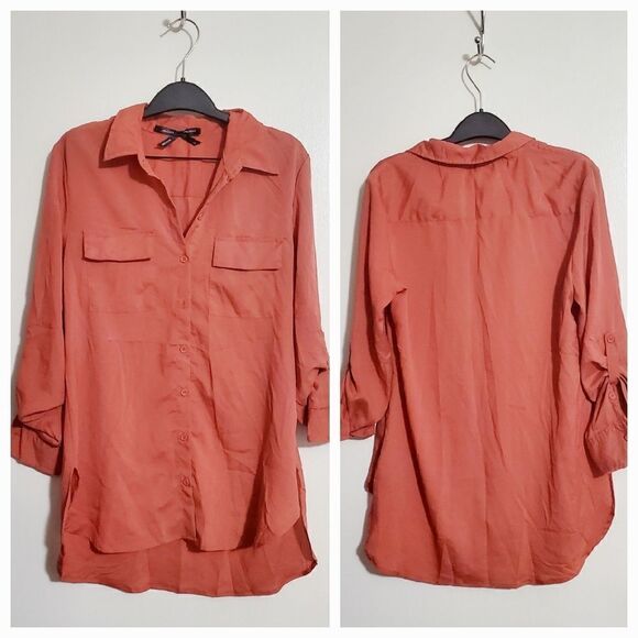 Ali & Kris Brick Orange Brick Top Size Large - Picture 1 of 9